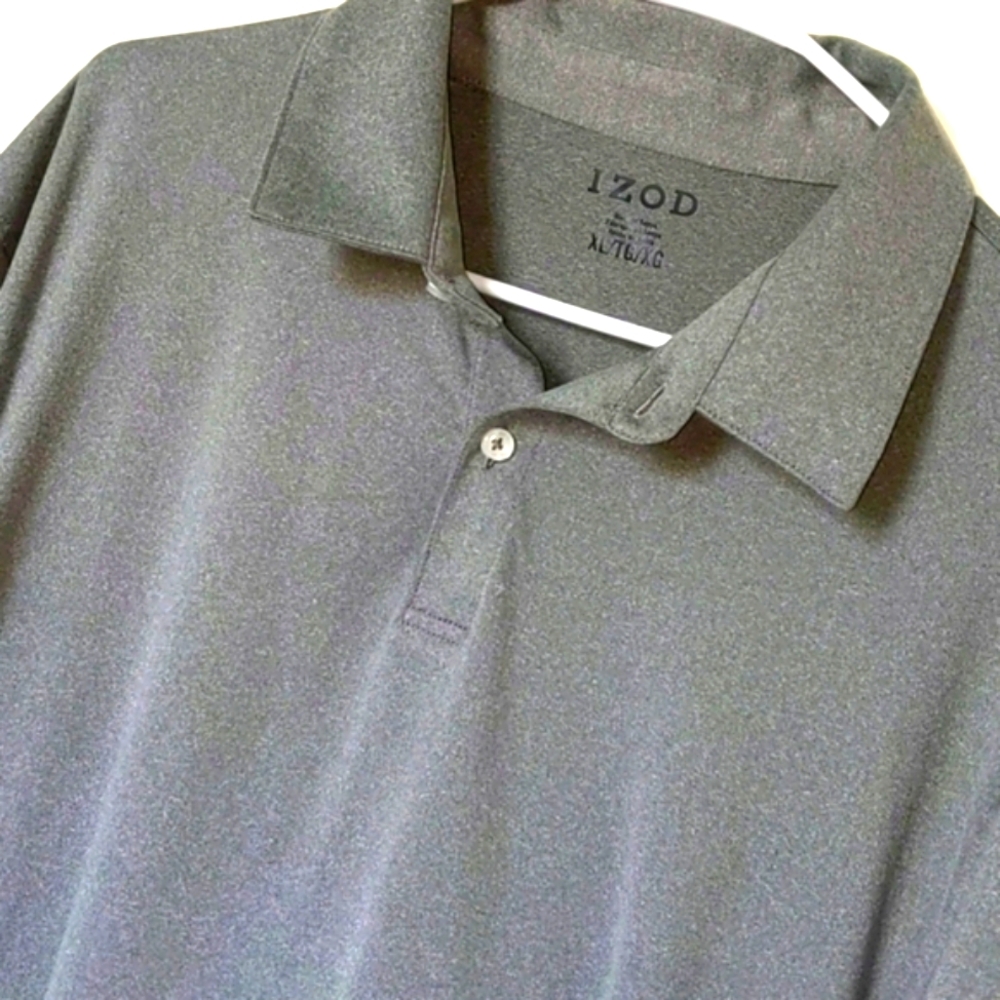Izod Grey Short Sleeve Polo Shirt